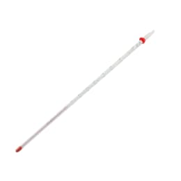 佐藤計量器製作所 赤液棒状温度計 -5~105℃ L300 0120-00
