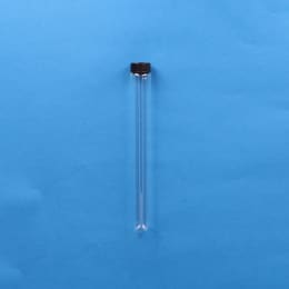 ねじ口試験管 ST-25 50mL 黒キャップ フッ素PTFE/ニトリルパッキン付 30入 119299