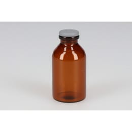 低アルカリ瓶 NV-30 30mL 茶色 液状用ブチルゴム(大)付 50組 208156