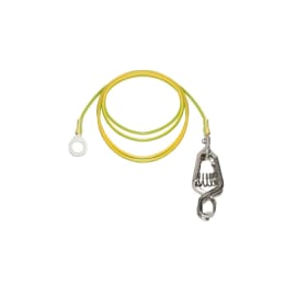 接地ケーブル clamp1/φ10ring1付 108011 1.5m