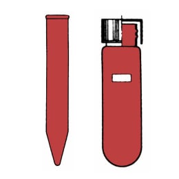遠心沈でん管 茶 丸底 共栓付 10mL 58424CTF10
