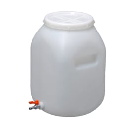 扁平缶 正角 広口 ボールコック付 20L 0762