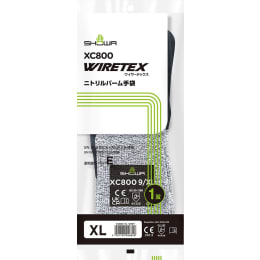 ワイヤーテックスニトリルパーム手袋 XC800 XL 1双