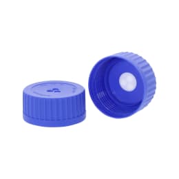 ねじ口瓶用青メンブレンキャップ GLS-80 2入 017250-8031A