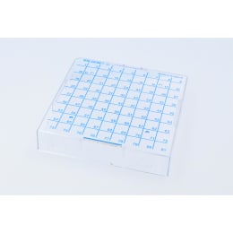 カラークライオボックス 青 9×9列