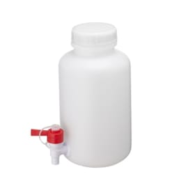 瑞穂化成工業 広口瓶ケミカルコック付 5L 0293