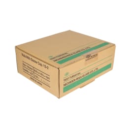 日電理化硝子 ねじ口瓶S-2 5mL 無色 黒キャップ シリコーンパッキン 100組 250267