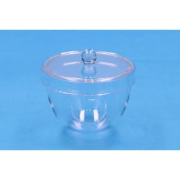 石英ガラスるつぼ 50mL 蓋付