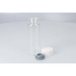 日電理化硝子 バキュームバイアル SVF-100 100mL 無色 メラミンキャップ 液状用フッ素ETFEライナーゴム栓セット 25組 203278