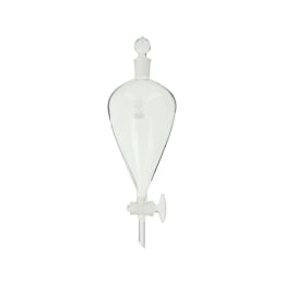 共通摺合せ分液ロート 球栓スキーブ形 2000mL ガラスコック付 014230-2000