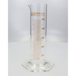 メスシリンダー 短型 500mL