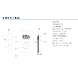 クランプ付デジタルマルチメータ MC-02