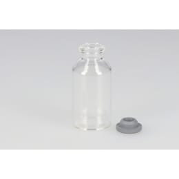 低アルカリ瓶 NV-20 20mL 無色 液状用ブチルゴム(大)付 50組 208146