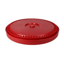 トスロン密閉容器 蓋のみ 丸形 20L用 レッド