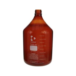 ねじ口びん(メジュームびん) 茶褐色 びんのみ 5L 017210-50004