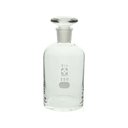 試薬びん 細口 透明 250mL 共通摺合19/22 017030-250A