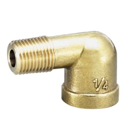 黄銅製 ねじ込み継手 ストリートエルボ 3/8 GSL-03-BS