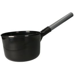 ポリひしゃく 3.6L 黒