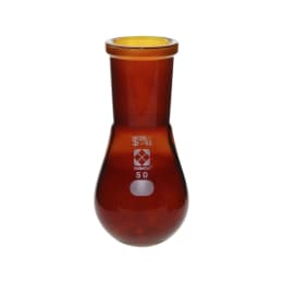 柴田科学 共通摺合なす形フラスコ 茶 29/42 50mL 005270-2950