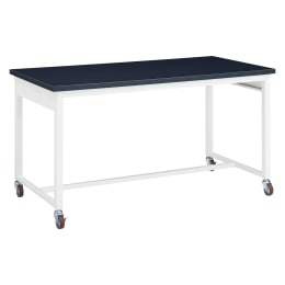 スチール作業台 900D両面 H850 caster L77G1C MBU2