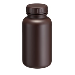 広口びん 3L 茶褐色 0091BR