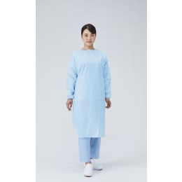 袖付PEエプロン ライトブルー XL 200入
