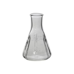 【販売終了】柴田科学 振盪三角フラスコ 50mL バッフル付 10個 016310-50A