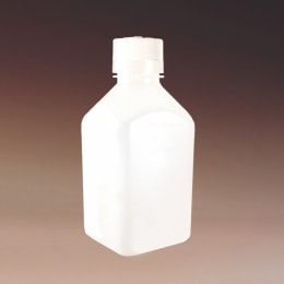 【販売終了】角型瓶 HDPE 500mL 12入