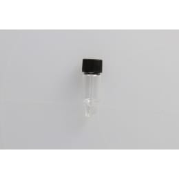 ミニバイアル MV-09 3mL 穴あき黒キャップ フッ素PTFE/ニトリルパッキン付 20組 203312