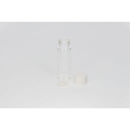 ねじ口瓶 無色 S-3 10mL PPキャップ ソフトロンPP貼りパッキン付 100組 250008