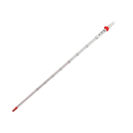 佐藤計量器製作所 赤液棒状温度計 -20~50℃ L300 0230-00