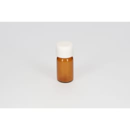 日電理化硝子 ねじ口瓶 S-09A 2mL 茶色 P.Pキャップ シリコーンゴムパッキングセット 100組 250054