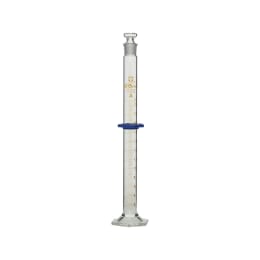 有栓メスシリンダー スーパーグレード 共通摺合せガラス平栓付 25mL
