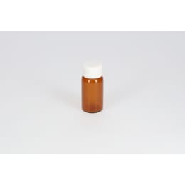 ねじ口瓶 茶色 SV-8 8mL PP白キャップ フッ素PTFE/ニトリルパッキン 組合せ 100組 250646
