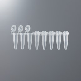 PCR用8連チューブ 0.2mL T320-3N ドームキャップ 125入