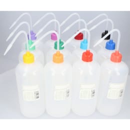 NT洗瓶 カラーキャップ 細口 1L 12色入