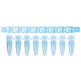 PCR8連チューブ&8連ドームキャップ 0.2mL ナチュラルMB-P08-D 960入