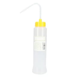 NT洗瓶BIIカラーキャップ スリム 広口 PE製 400mL 色1 レモンイエロー