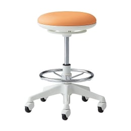ラボラトリチェア ピルエット 背無・フットリング付 アプリコット