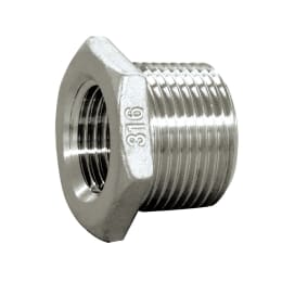 SUS製ねじ込み継手 ブッシング 1"×1/2 VBU-S14-0804