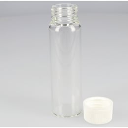 バージンキャップバイアル 無色 VCV-70 70mL PPキャップ ハイシート/PET貼りパッキン付 25組 212112
