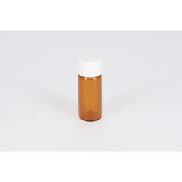 日電理化硝子 ねじ口瓶 茶色 S-09B 3mL PPキャップ フッ素PTFE/シリコンパッキン 組合せセット 100組 250095