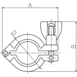 ミニ2Hクランプ SUS304 M2H-10A