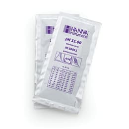 ハンナインスツルメンツ・ジャパン pH標準液(テクニカルタイプ)pH 11.00 @25℃ 証明書付 20mL×25袋 HI 50011-02