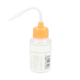 NT洗瓶 カラーキャップ 細口 100mL 色2 OY オレンジイエロー