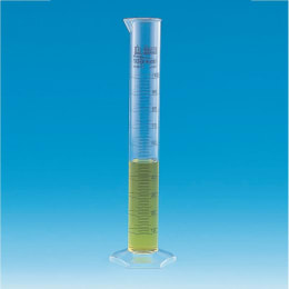メスシリンダー 青目盛 PMP 100mL