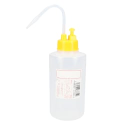NT洗瓶 B型 弁付 カラーキャップ 500mL 色1 LY レモンイエロー