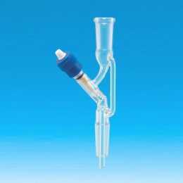 Fine高真空グリースレスバルブ ニードルバルブ付 ストレートバルブ 透明摺19/38