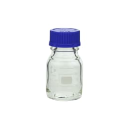 ねじ口びん(メジュームびん) 青キャップ付 150mL 017200-150A