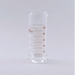 液量計 円筒型 茶目盛 100mL
